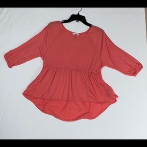 Girl’s Pink Flowy Shirt